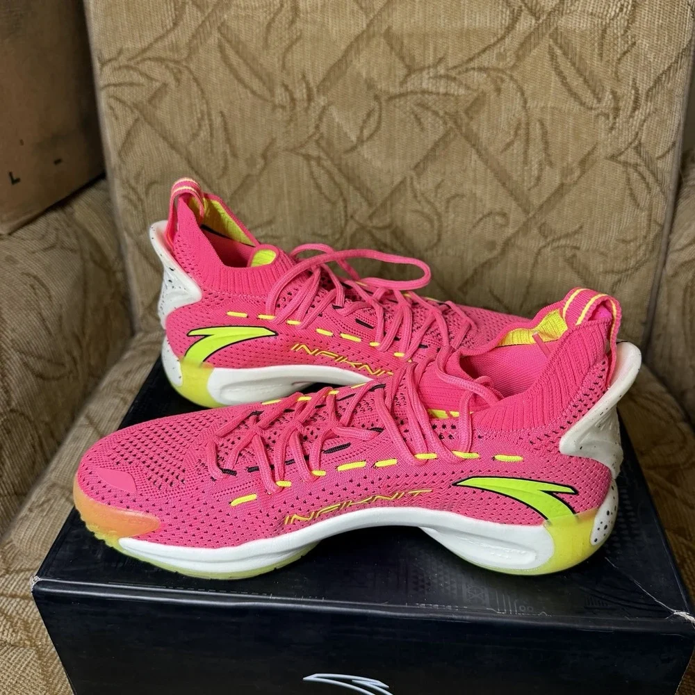 ANTA Klay Thompson KT Dragon Fruit Pink EYBL Finals 112021102 Men's Size 8.5